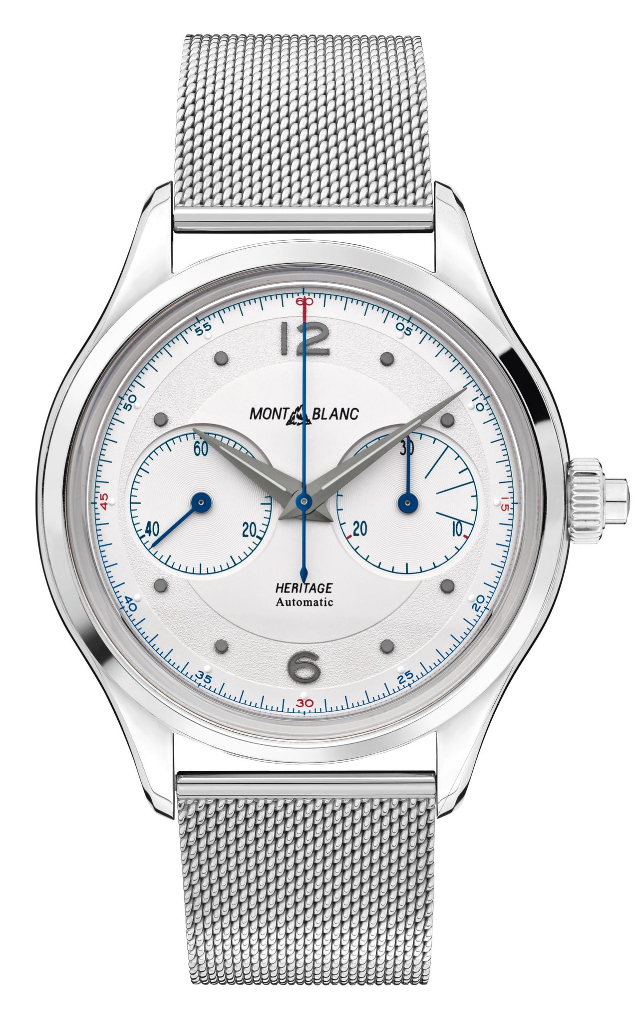 Montblanc Heritage Monopusher Chronograph (White Dial / 42mm)