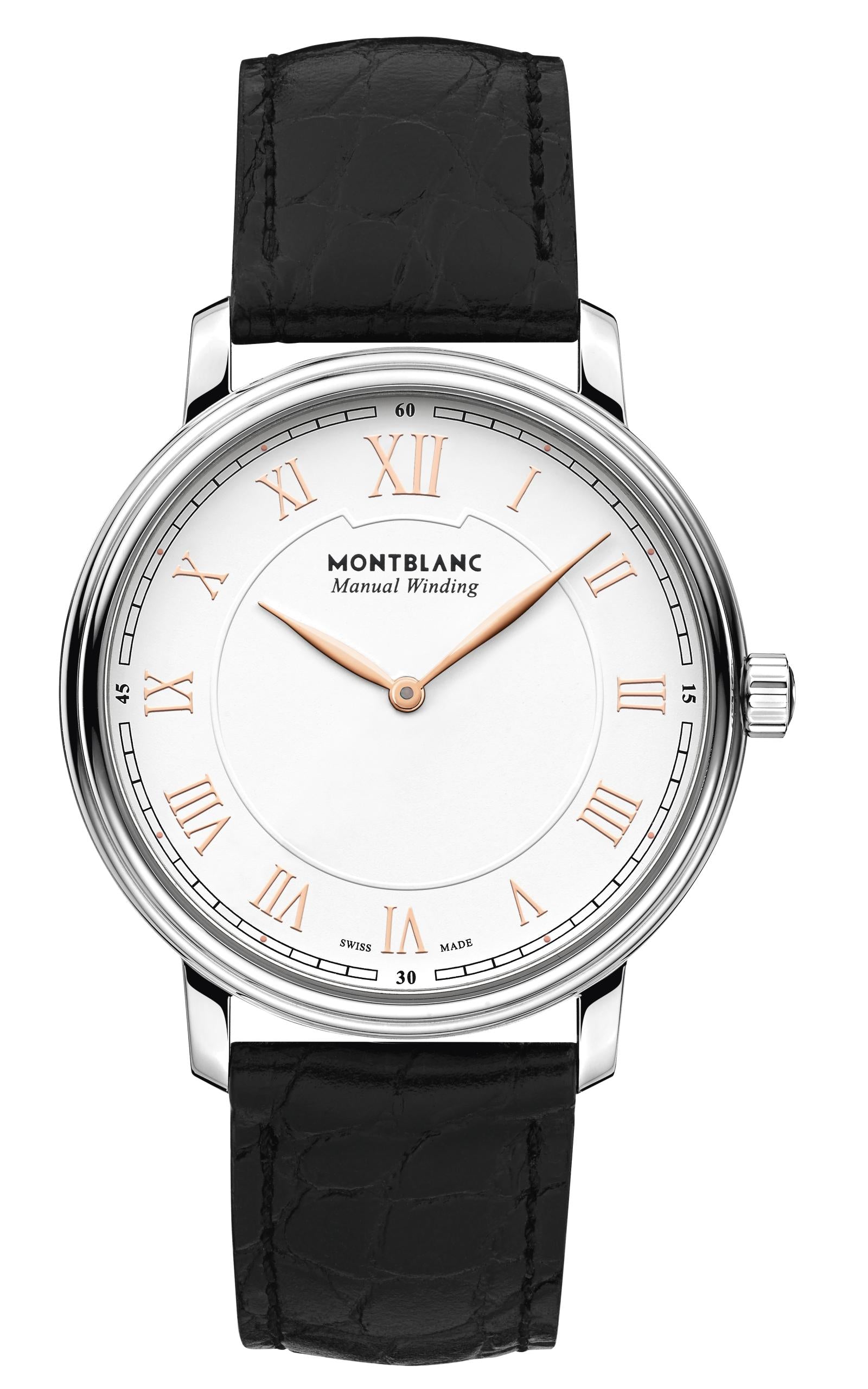 Montblanc Tradition Manual Winding (White Dial / 40mm)