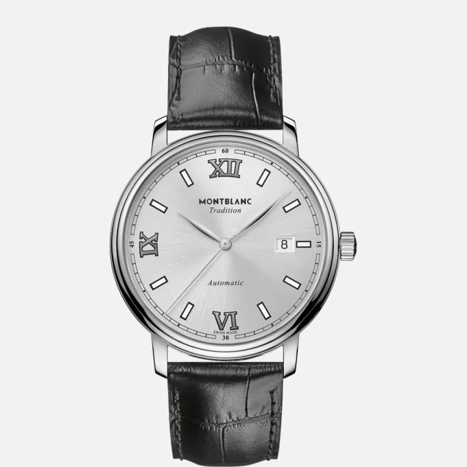 Montblanc Tradition Automatic Date (Silver Dial / 40mm)