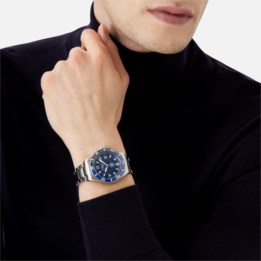 Montblanc 1858 Iced Sea Automatic Date (Cadran bleu / 41mm)