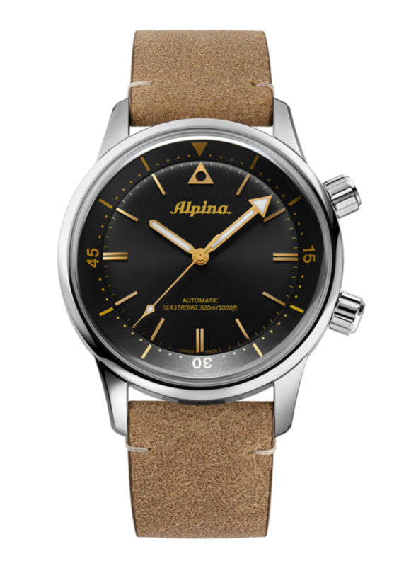 Alpina Seastrong Diver Heritage Automatic (Black Dial / 42mm)