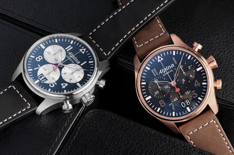 Startimer pilot big date chronograph deals