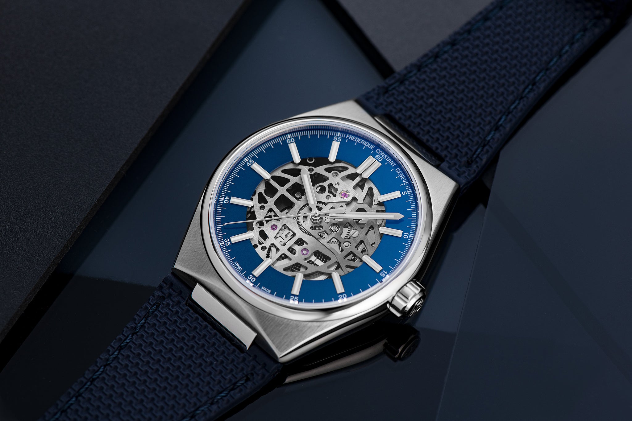 Frederique Constant Highlife Automatic Skeleton Limited Edition (Blue Skeleton Dial / 41mm)
