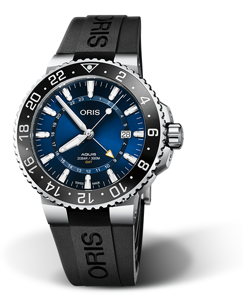 Oris Aquis GMT Date Automatic REF#79877544135 (Blue Dial / 43.5mm)