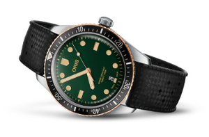 Oris Divers Sixty Five BICO Automatic Green Dial 40mm Hemsleys Jewellers