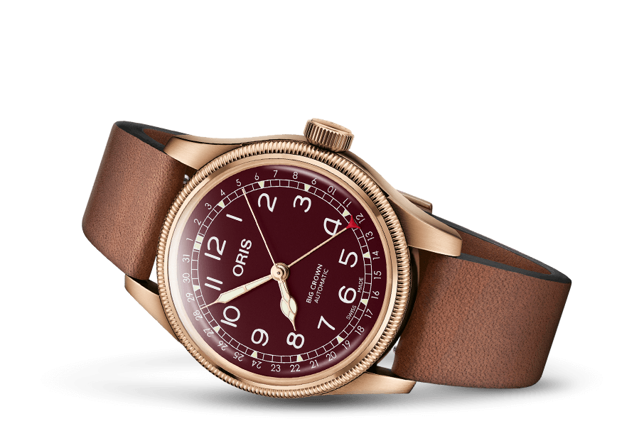 Oris Big Crown Pointer Date Bronze Automatic (Red Dial / 40mm)