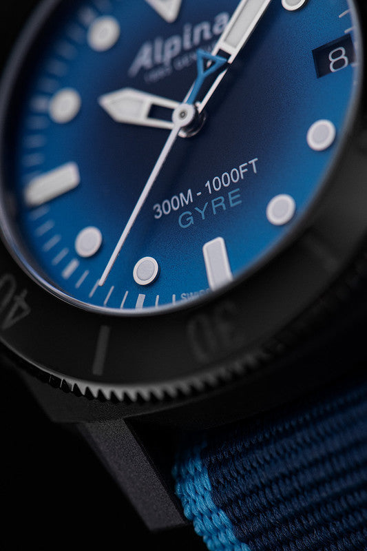 Alpina Seastrong Diver Gyre Automatic (Smoked Blue Dial / 44mm)