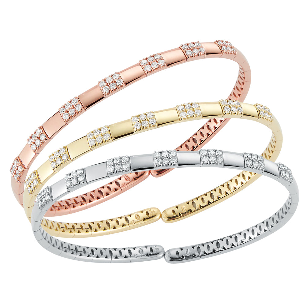 Bracelet en or et diamants 18 carats de la collection Hemsleys