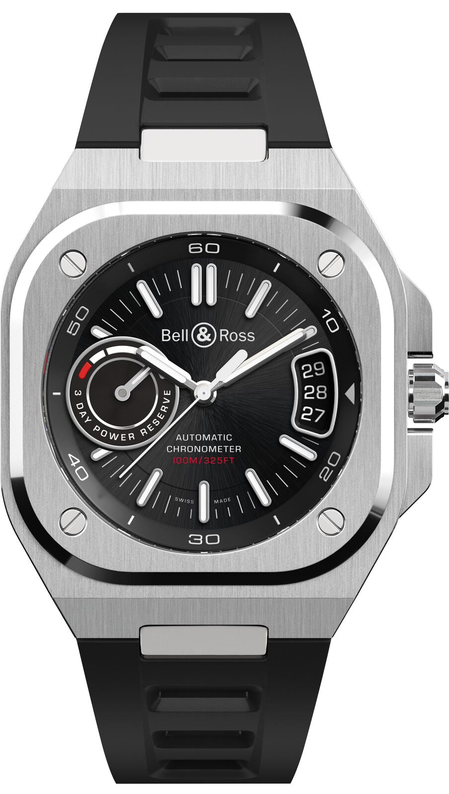 Bell & Ross BR-X5 Black Steel Automatic (Black Dial / 41mm)