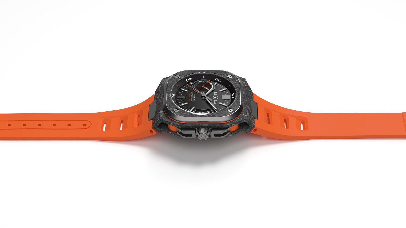 Bell & Ross BR-X5 Carbon Orange Automatic BRX5R-BO-TC/SRB (Black Dial / 41mm)