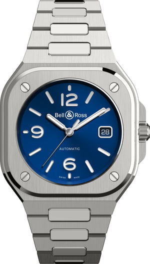 Bell Ross BR 05 Blue Steel Automatic Blue Dial 40mm