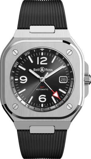 Bell & Ross BR 05 GMT Automatic (Black Dial / 41mm)