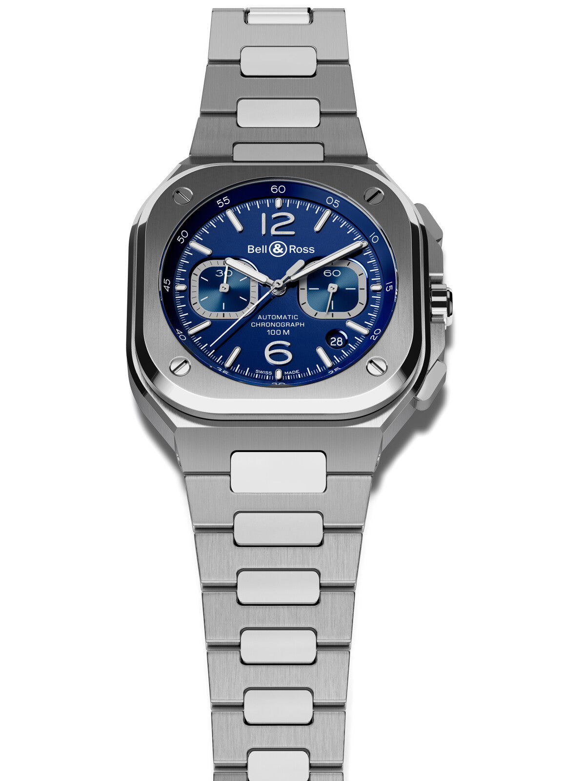 Bell & Ross BR 05 Chrono Blue Steel Automatic Chronograph (Blue Dial / 42mm)