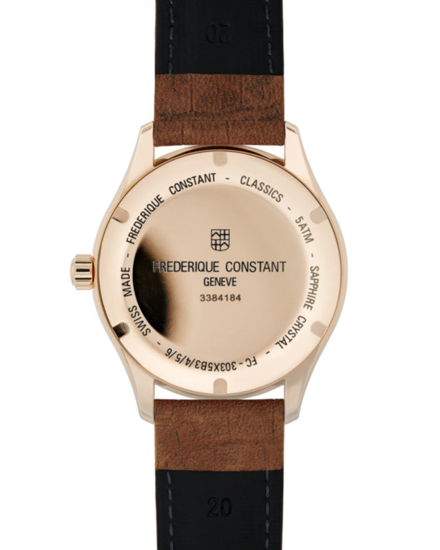 Frederique Constant Classics Index Automatic (Silver Dial / 40mm / Rose Gold Plated Case)