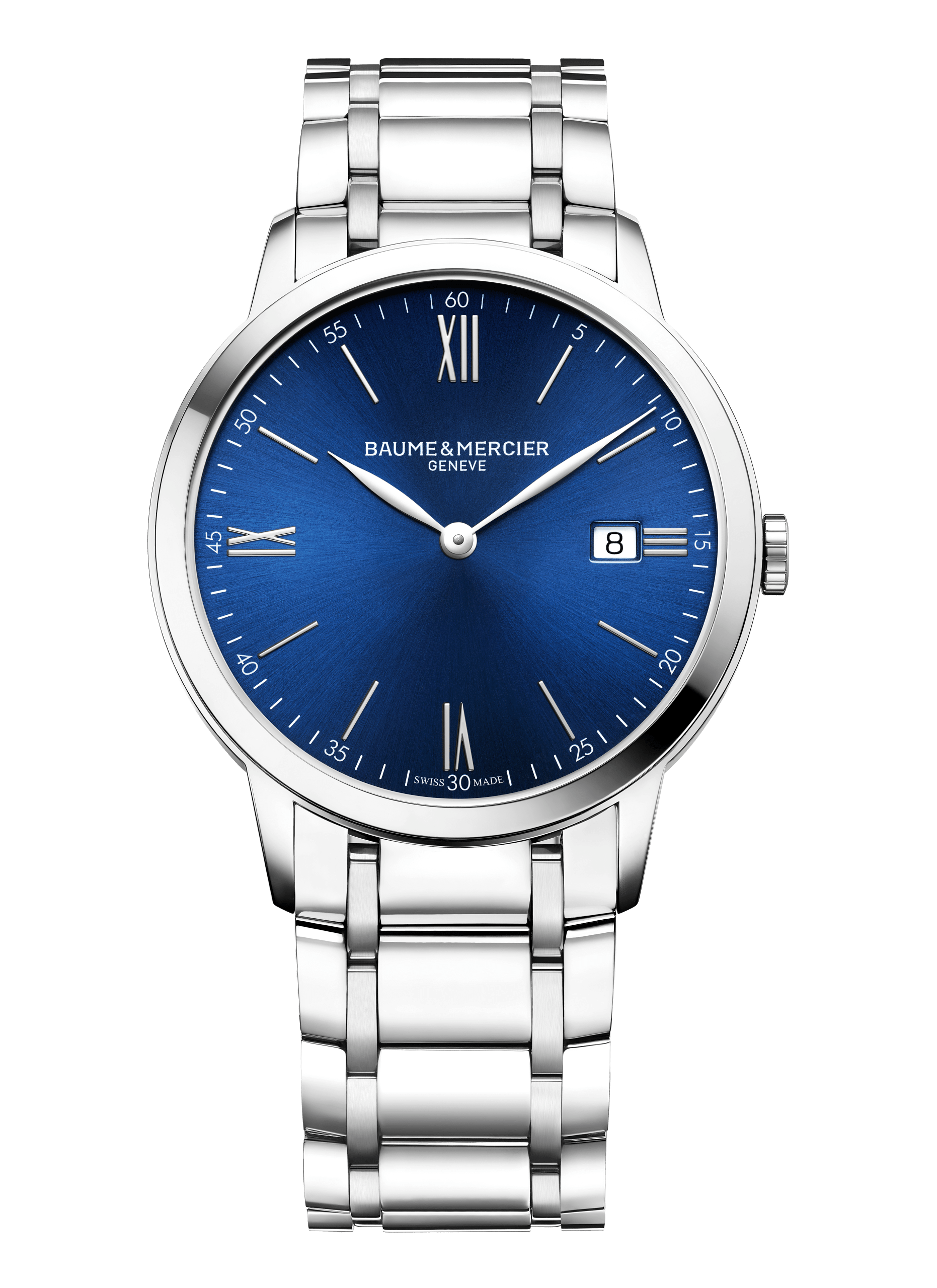 Baume Et Mercier Classima Quartz (cadran bleu / 40mm)