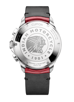 Baume Et Mercier Clifton Club Indian Motorcycle Limited Edition (Silver Dial / 44mm)