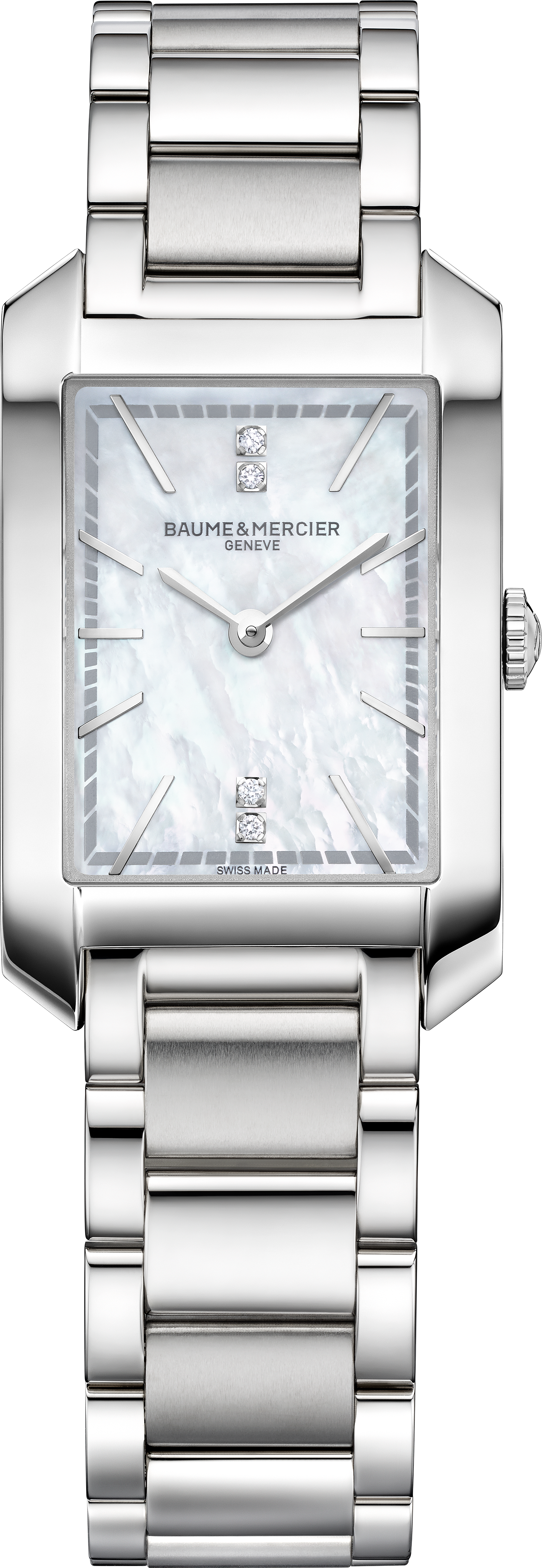 Baume Et Mercier Hampton Lady Quartz (cadran blanc en diamant MOP)