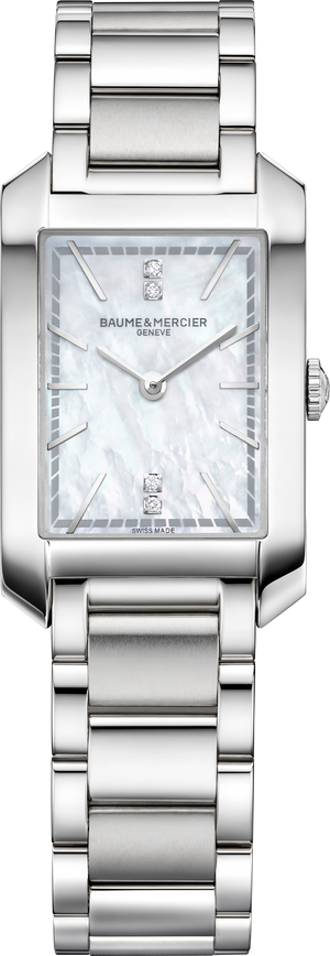Baume Et Mercier Hampton Lady Quartz (White MOP Diamond Dial)