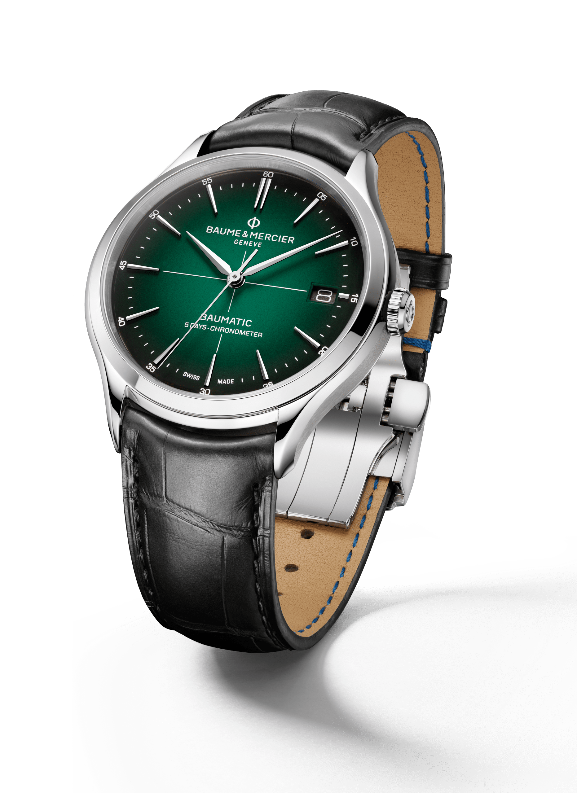 Baume Et Mercier Clifton Baumatic Automatic (Cadran vert / 40mm)