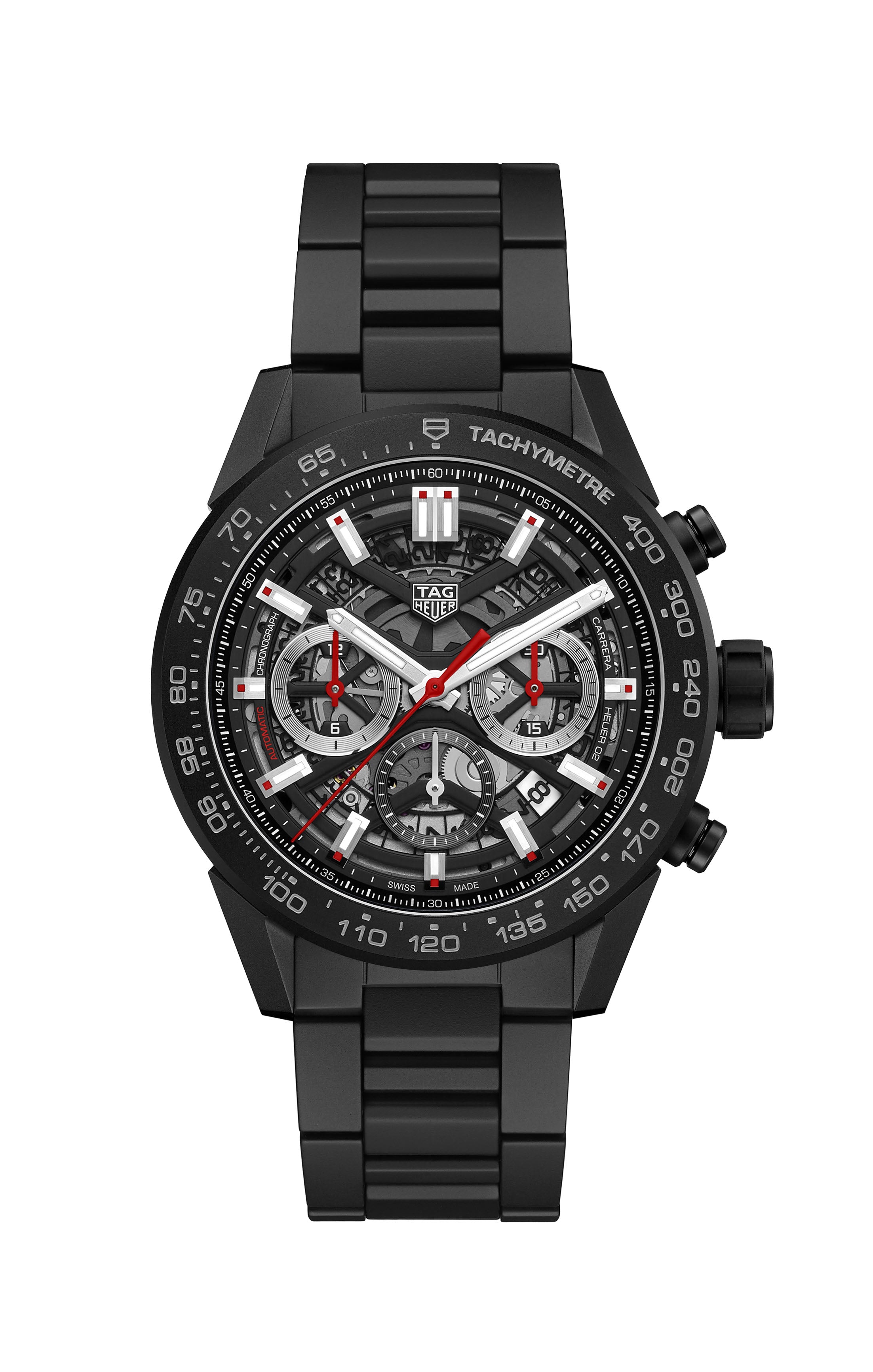 TAG Heuer Carrera Heuer 02 Automatic Chronograph Black Dial