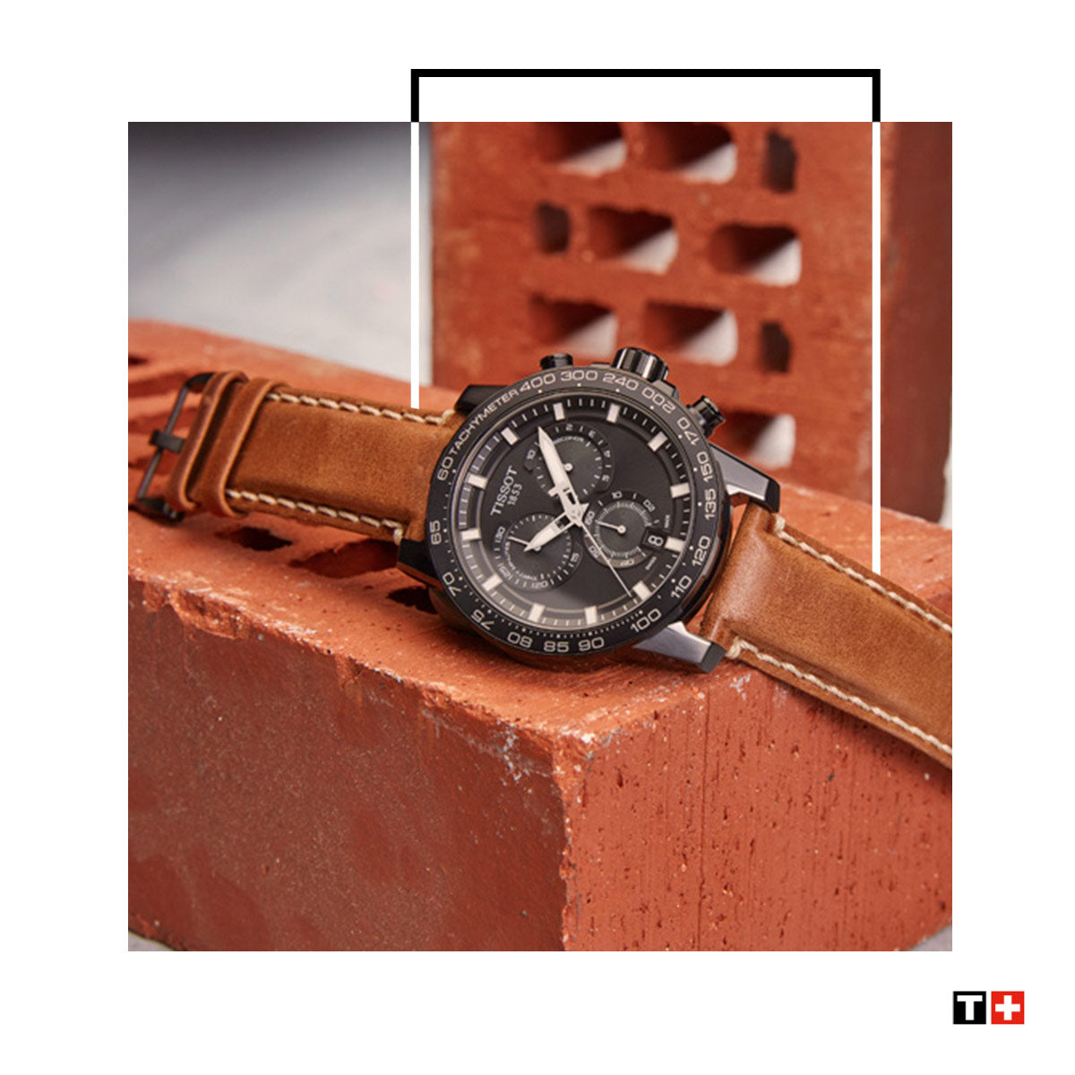 Tissot Supersport Chrono Quartz Chronograph (Black Dial / 45.5mm / Black PVD)