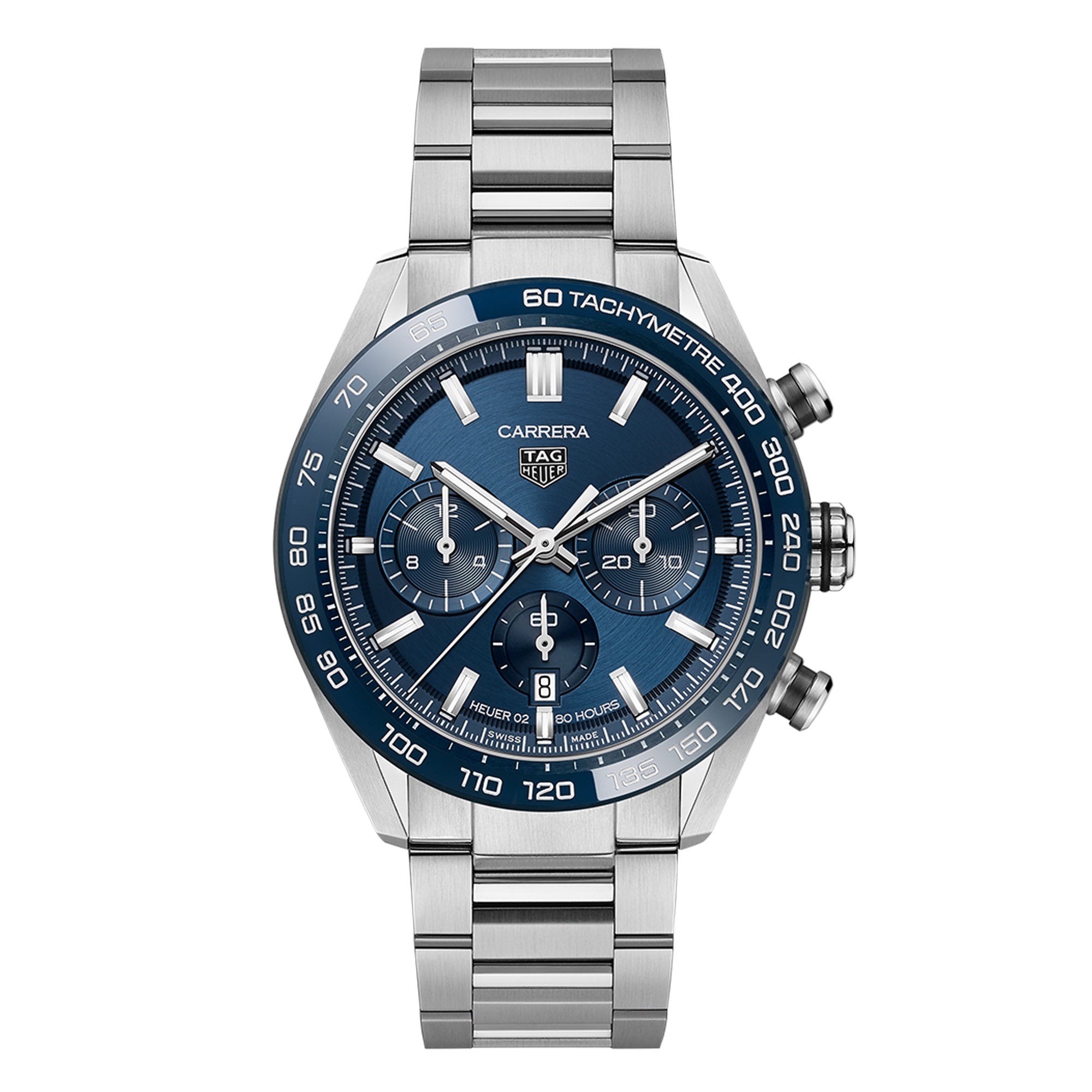 TAG Heuer Carrera Heuer 02 Automatic Chronograph (Blue Dial 44mm