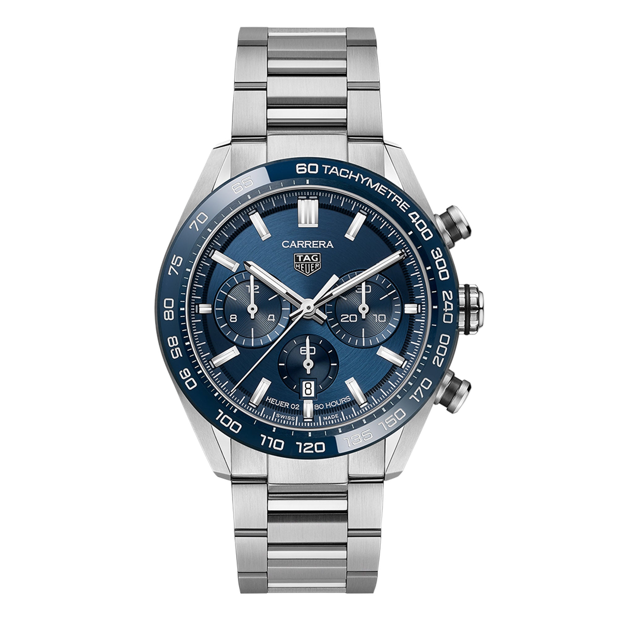 TAG Heuer Carrera Heuer 02 Automatic Chronograph (Blue Dial / 44mm)