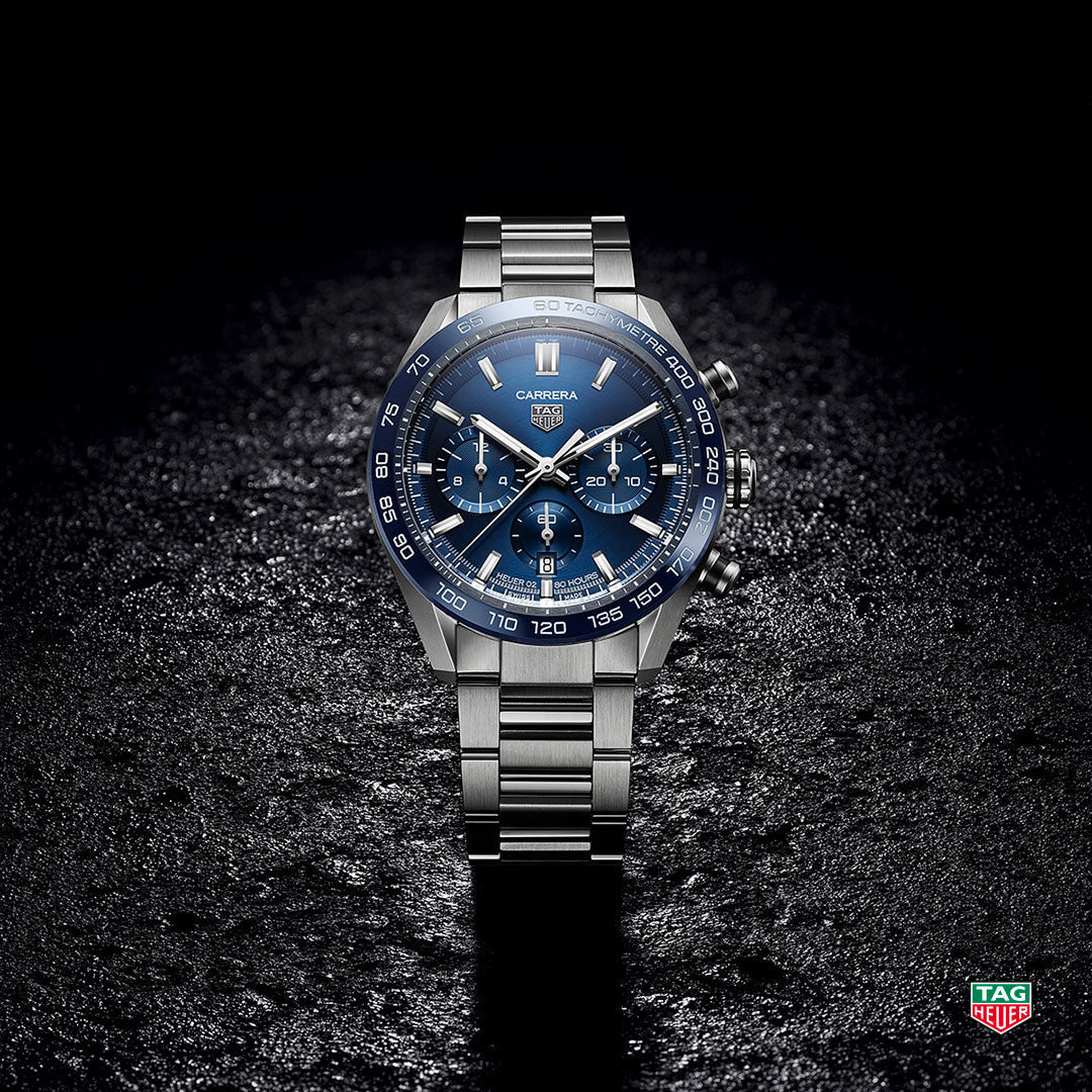 TAG Heuer Carrera Heuer 02 Chronographe automatique (cadran bleu / 44mm)