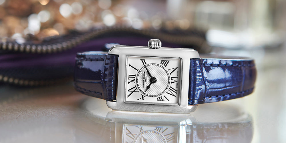 Quartz Frédérique Constant Classics Carrée Dames (cadran argent)