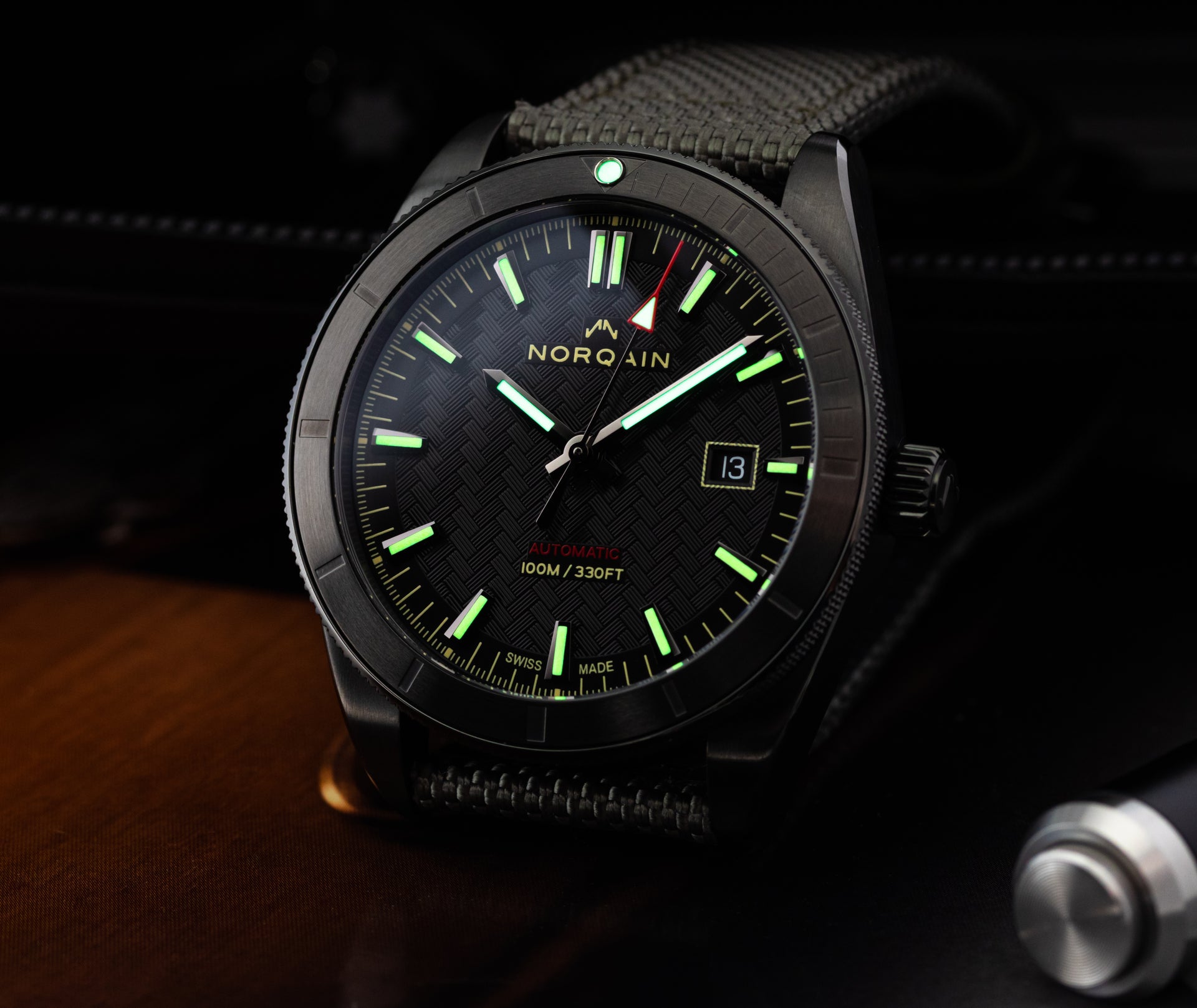 Norqain Adventure Sport Auto (Black Dial / 42mm / DLC Case)