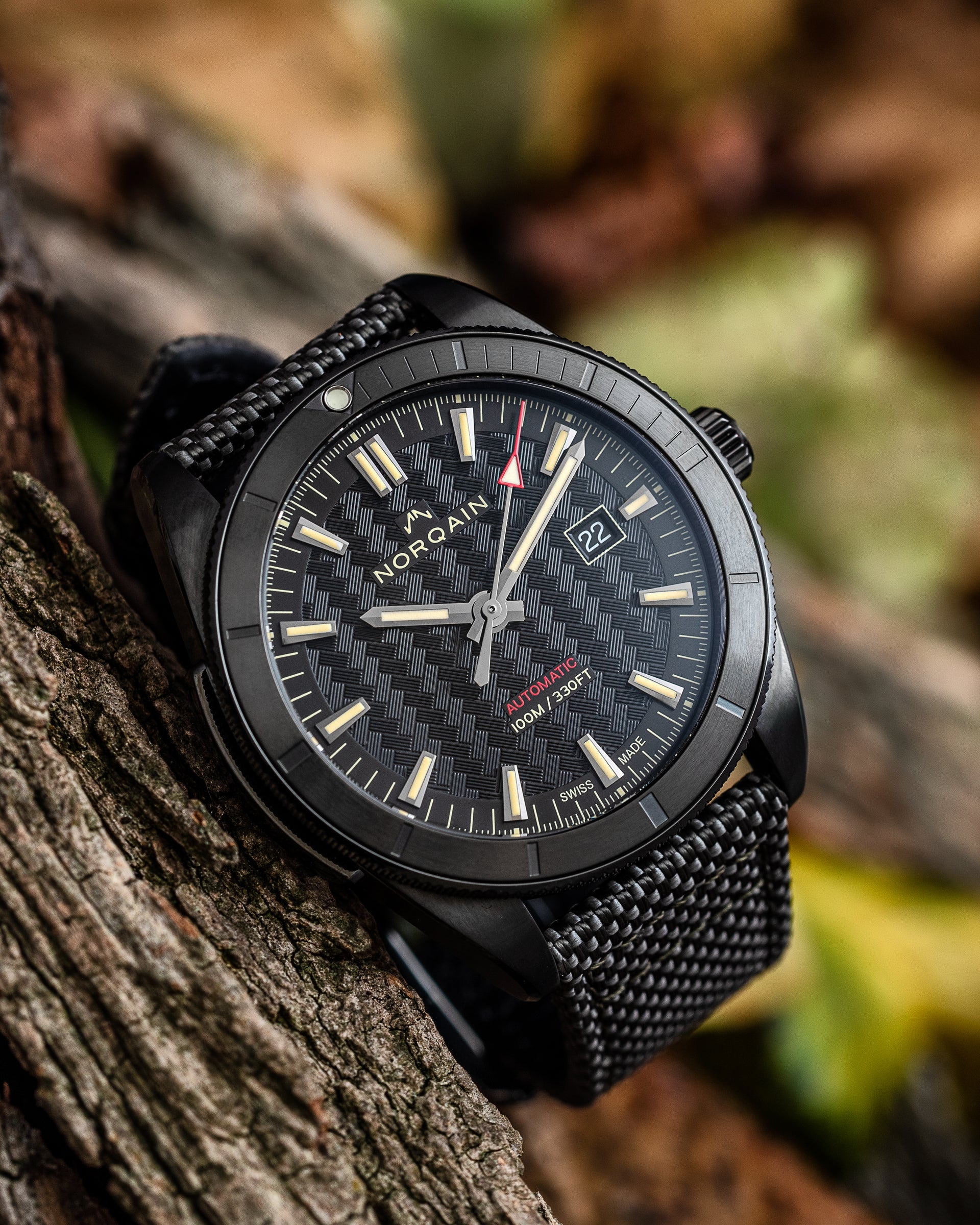 Norqain Adventure Sport Auto (Black Dial / 42mm / DLC Case)