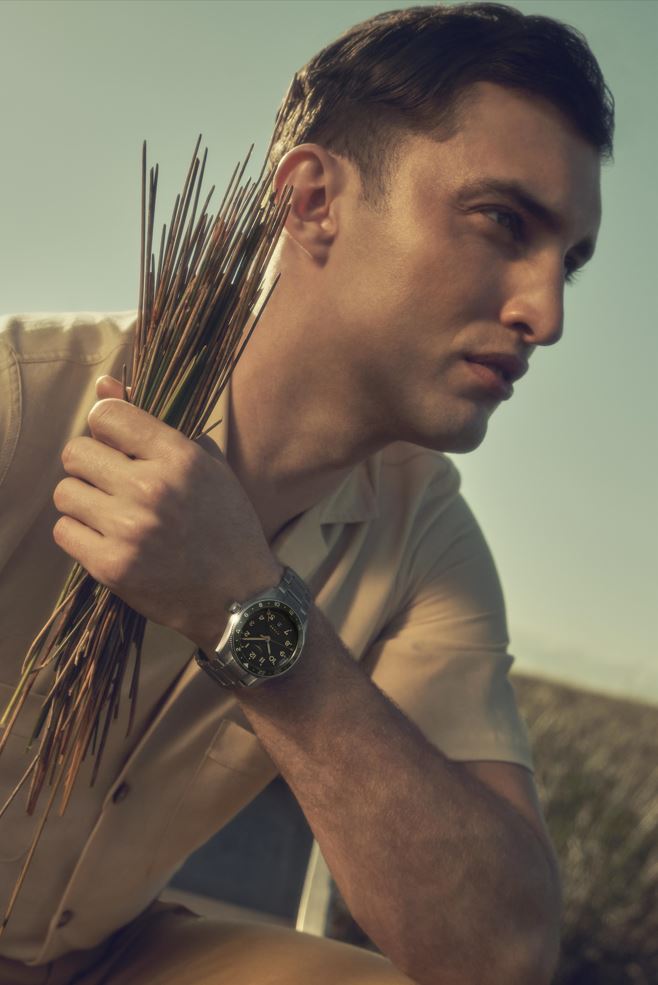 Longines Spirit Zulu Time Automatic (Black Dial / 42mm / Green Bezel)