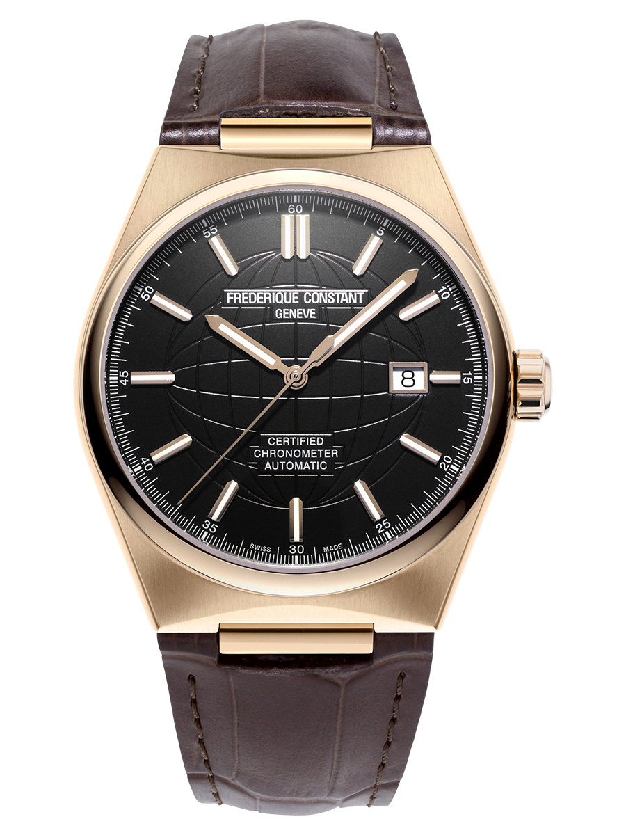 Frederique Constant Highlife Automatic COSC (Black Dial / 41mm / Rose Gold Plated)