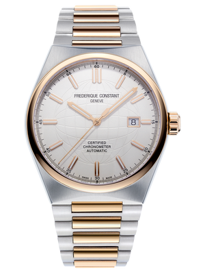 Frederique Constant Highlife Automatic COSC (Silver Dial / 41mm / Rose Gold Two-Tone)