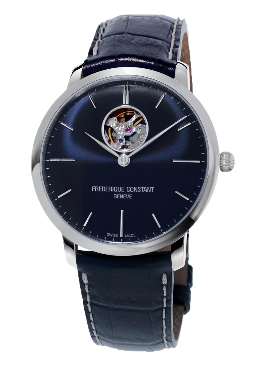 Frederique Constant Slimline Heart Beat Automatic (Blue Dial / 40mm)