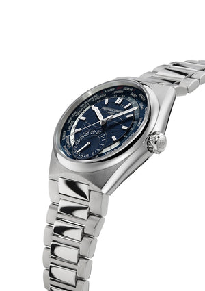 Frederique Constant Highlife Worldtimer Manufacture Automatic (Blue Dial / 41mm)
