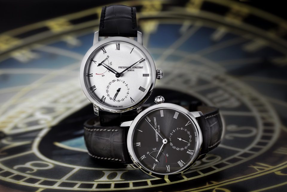 Frederique Constant Slimline Power Reserve Manufacture Automatic (cadran argent / 40mm)