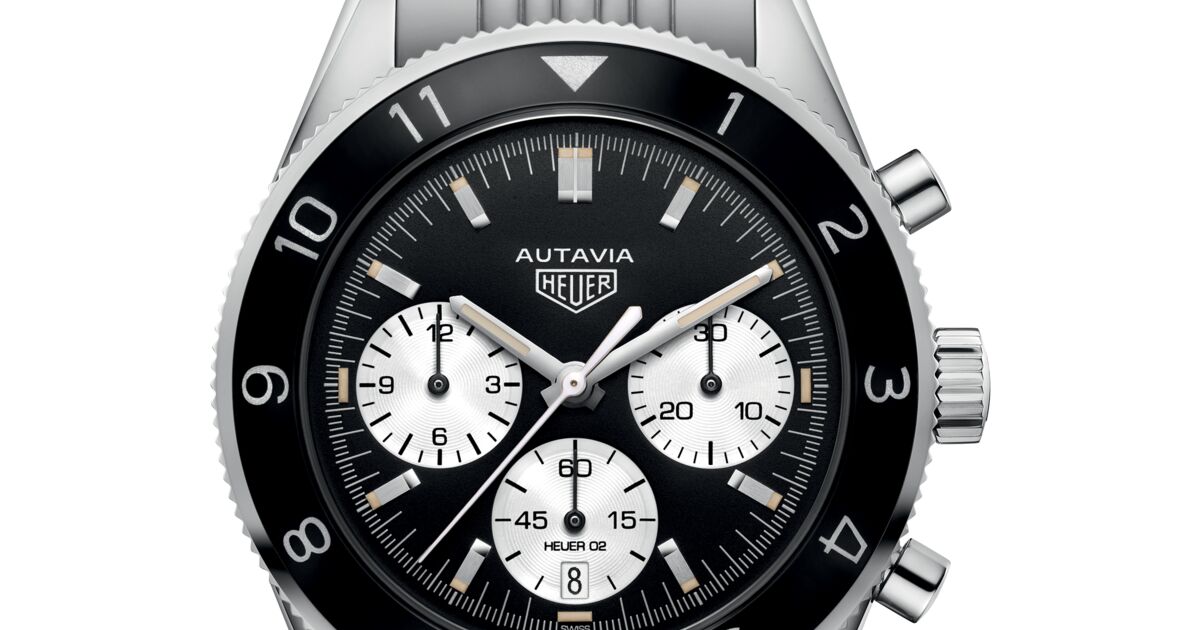 TAG Heuer Autavia Heuer 02 Chronographe automatique (cadran noir / 42mm / acier)