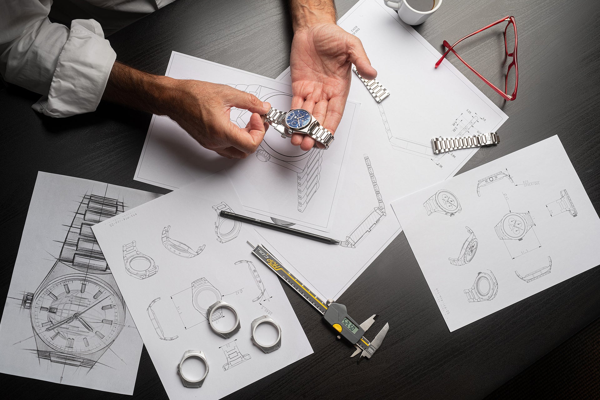 Frédérique Constant Highlife Calendrier perpétuel automatique (cadran bleu / 41mm)