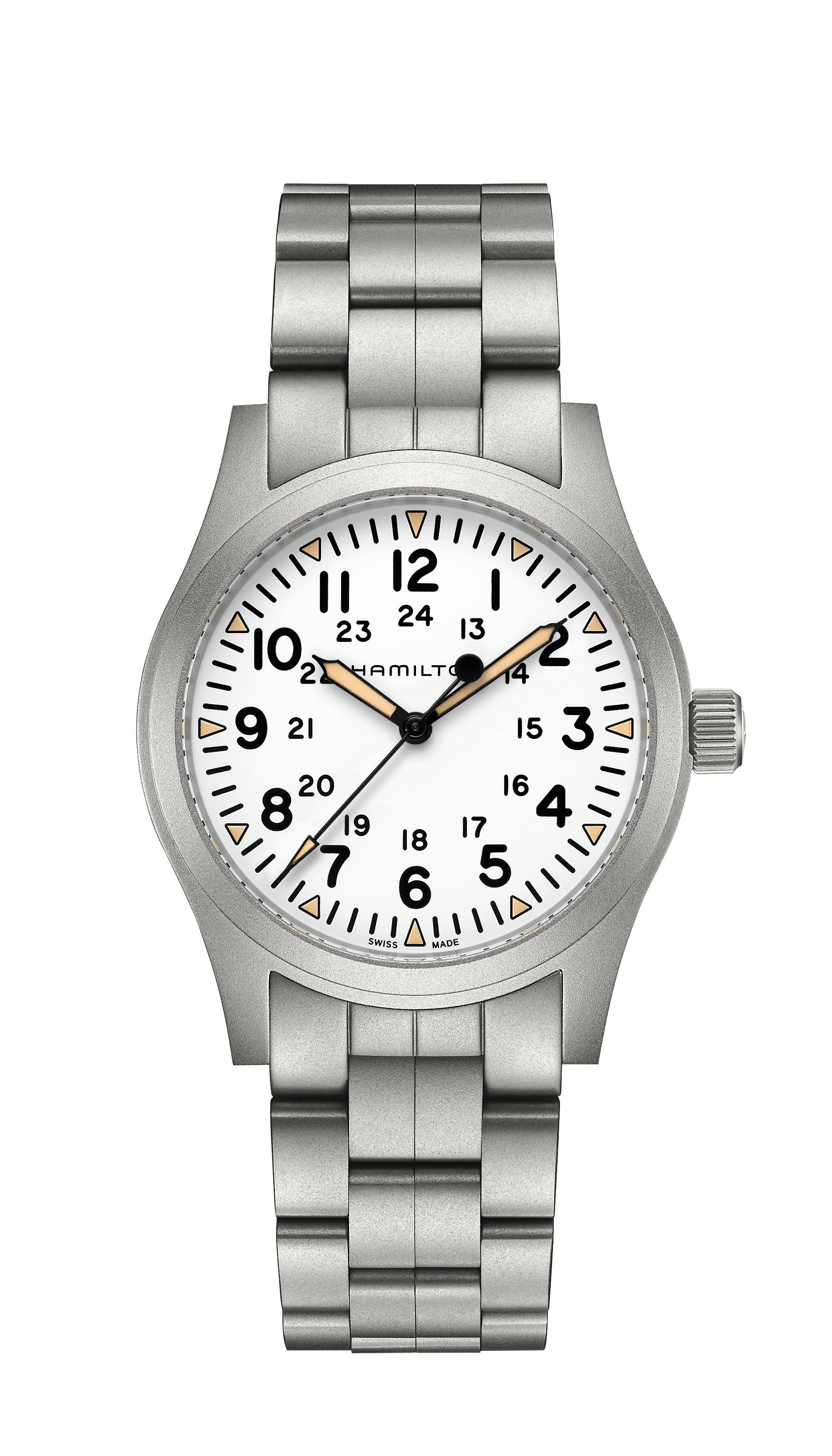 Hamilton Khaki Field Mechanical (White Dial / 42mm)