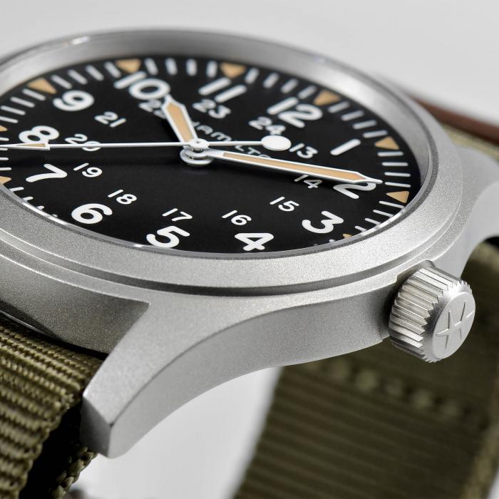 Hamilton Khaki Field Mechanical (cadran noir / 42mm)