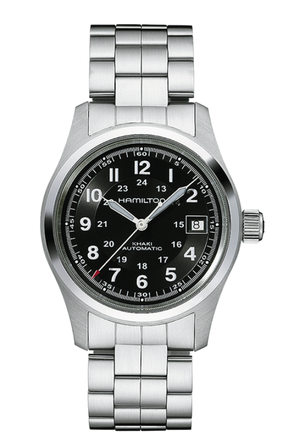 Hamilton Khaki Field Auto (cadran noir / 38mm)