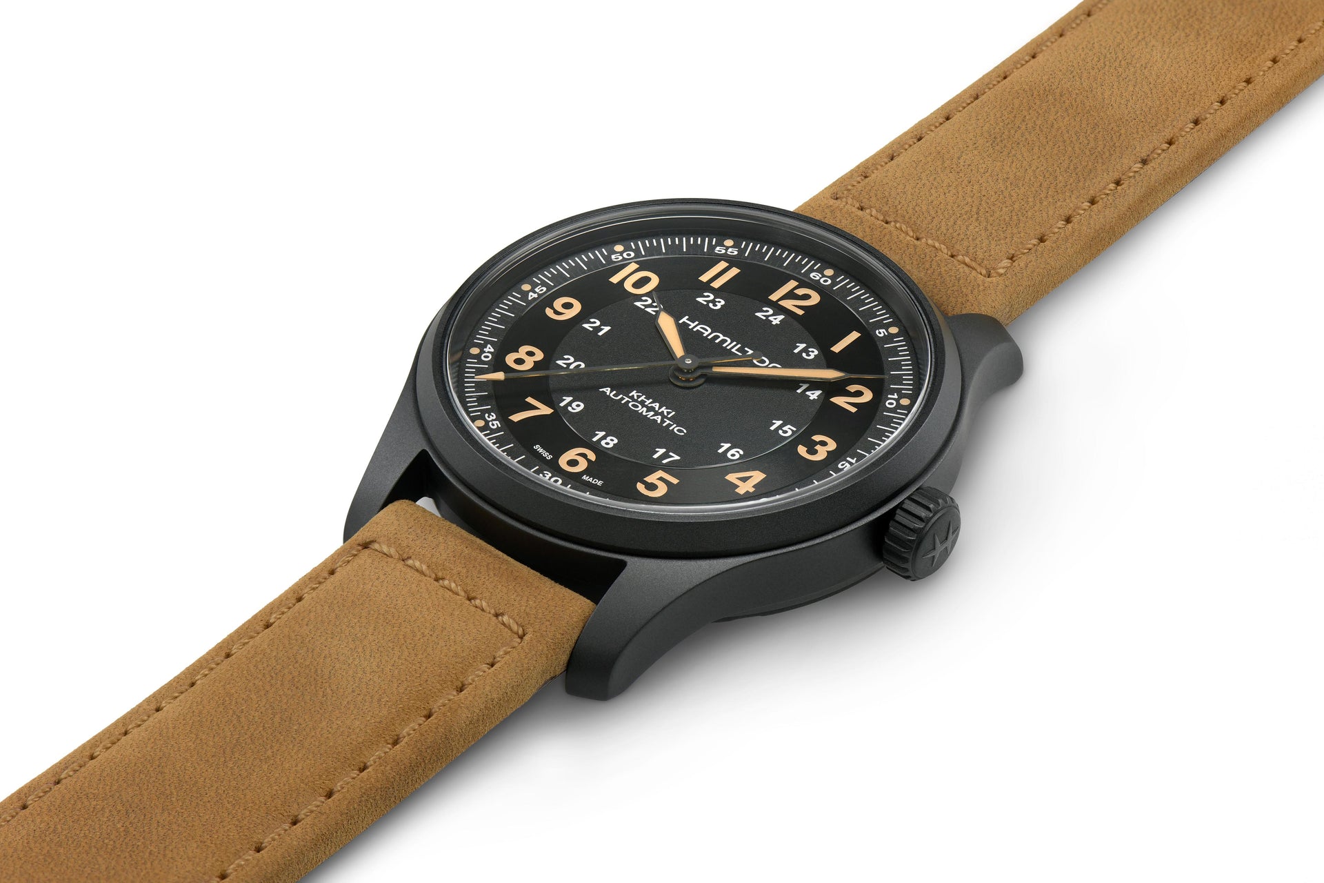 Hamilton Khaki Field Titanium Auto (Black Dial / 42mm / PVD Case)