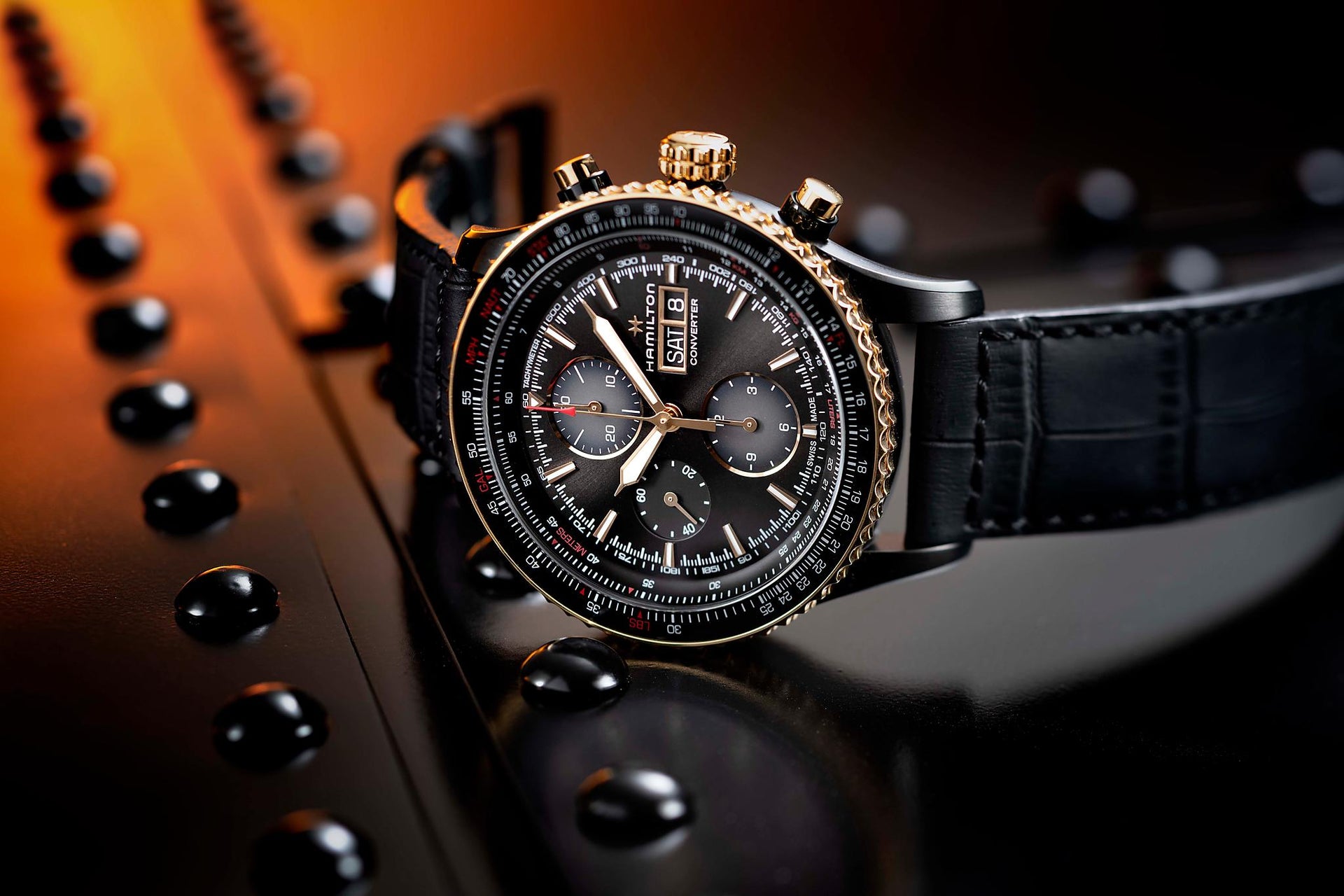 Hamilton Khaki Aviation Converter Auto Chrono (Black Dial / 44mm / Black Case)