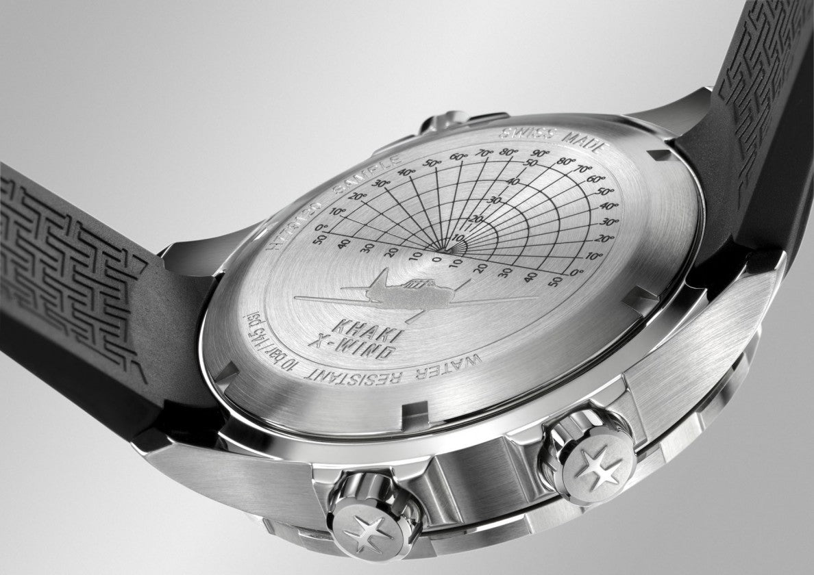 Hamilton Khaki Aviation X-Wind GMT Chrono Quartz (cadran noir / 46mm)