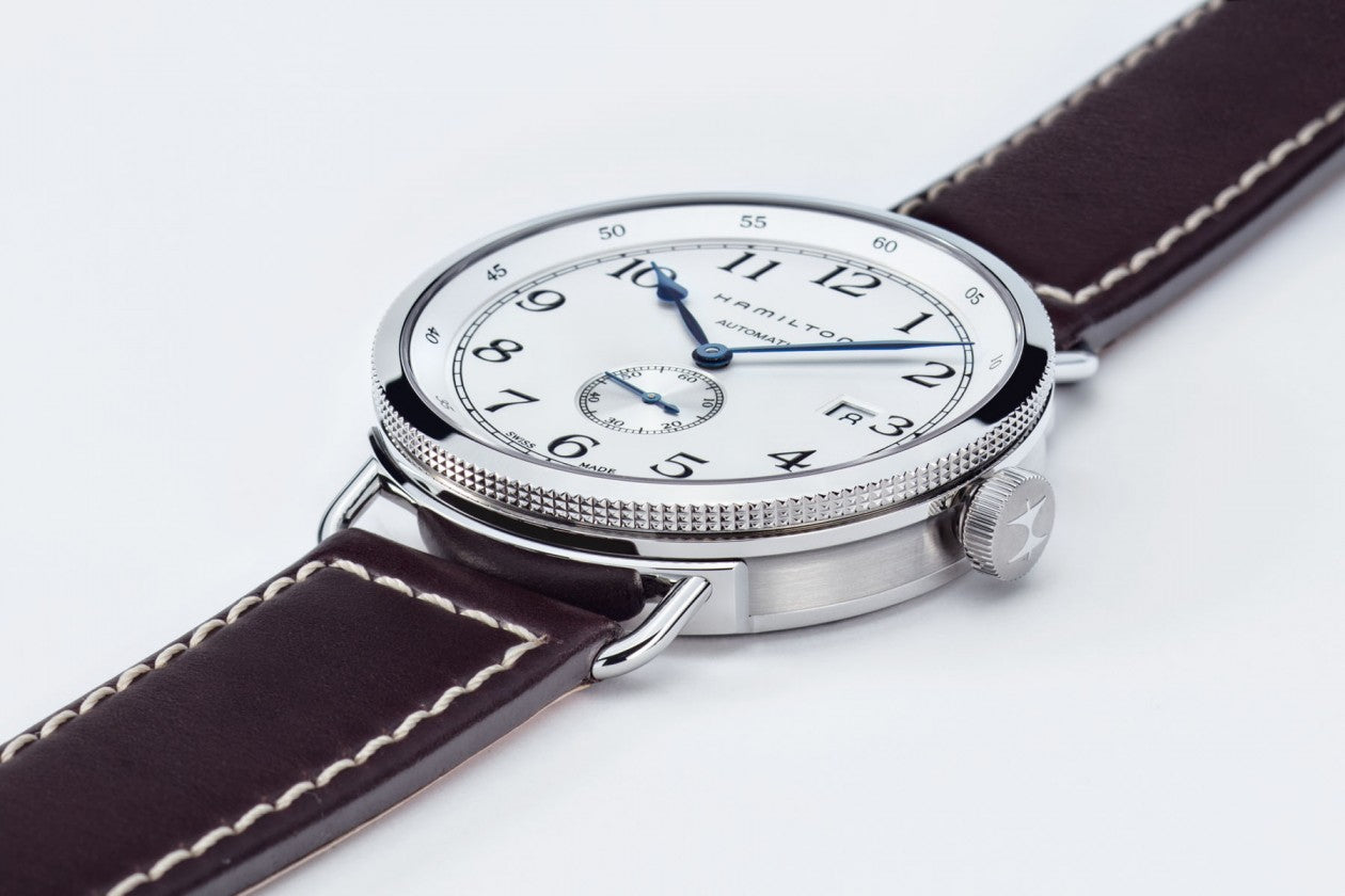 Hamilton Khaki Navy Pioneer Small Second Auto (White Dial / 40mm