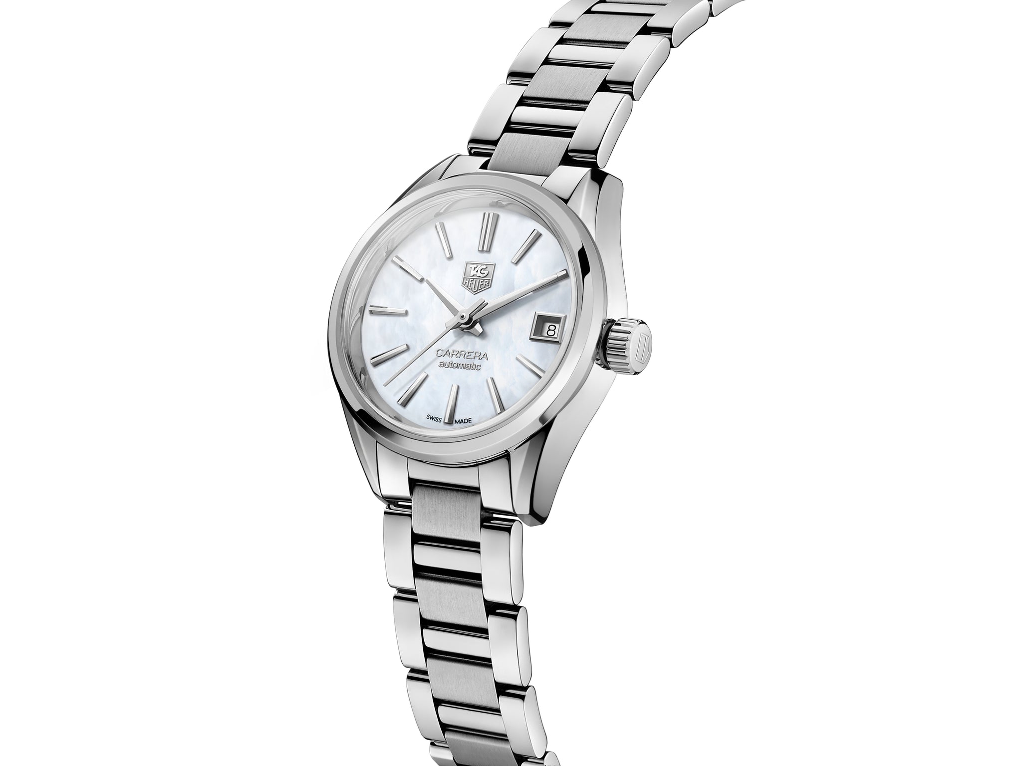 TAG Heuer Carrera Ladies Automatic (White Dial / 28mm)