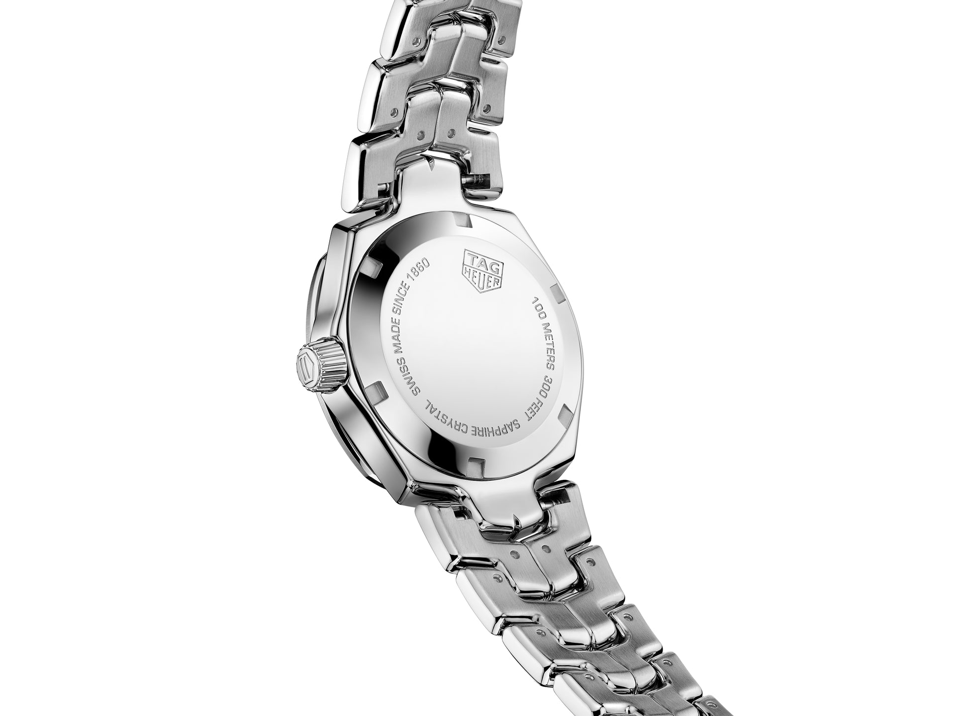 TAG Heuer Link Lady Quartz (cadran en diamant blanc / 32mm / lunette en diamant)