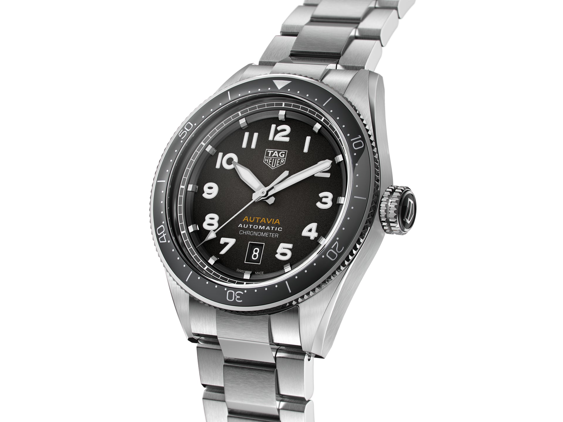 TAG Heuer Autavia Automatic (Black Dial / 42mm / Steel)