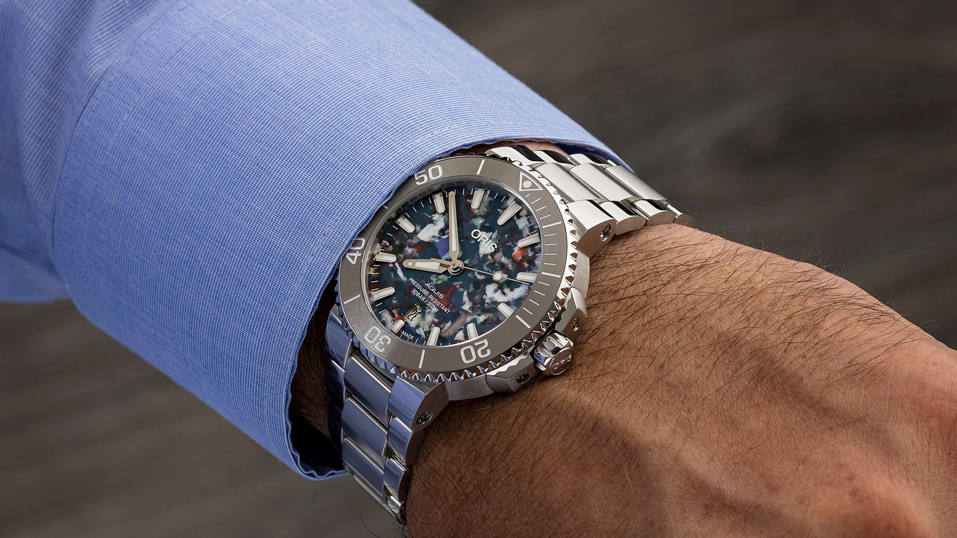 Oris Aquis Date Upcycle REF#73377664150-Set